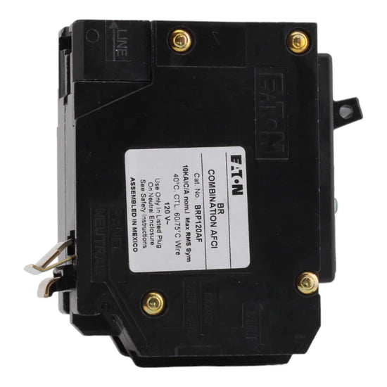 Eaton BRP120AF 20A Single-Pole AFCI Circuit Breaker – Plug-On Neutral