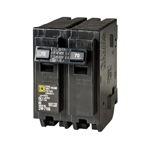 Square D HOM270 70A Double-Pole Circuit Breaker