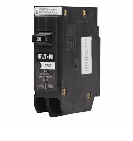 Eaton BRP120GF 20A Single-Pole Ground Fault Circuit Breaker