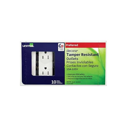 Leviton T5325 15A 3-Way Decorator Switch, White (Case Of 10)