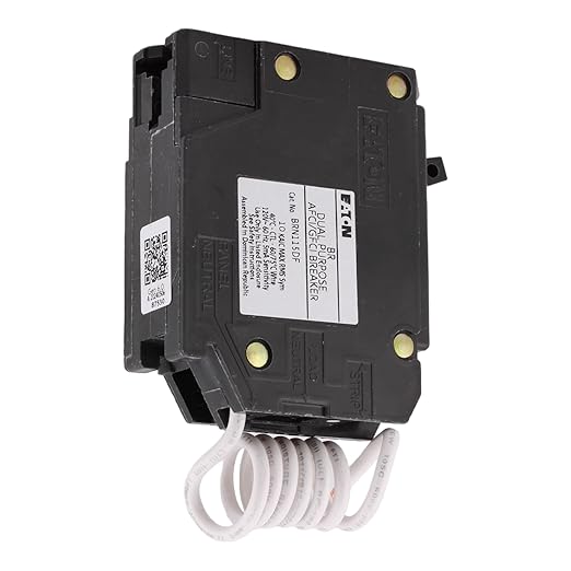 Eaton BRN115A1CS 15A Single-Pole Arc Fault Circuit Breaker