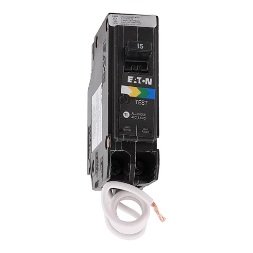 Eaton BRN115A1CS 15A Single-Pole Arc Fault Circuit Breaker