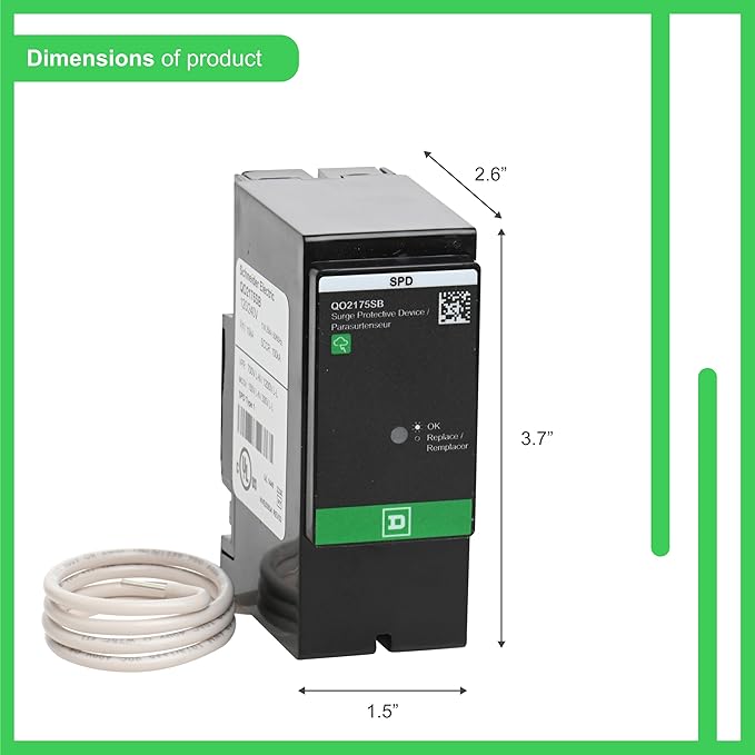 Square D QO2175SB 175A Surge Protector Circuit Breaker