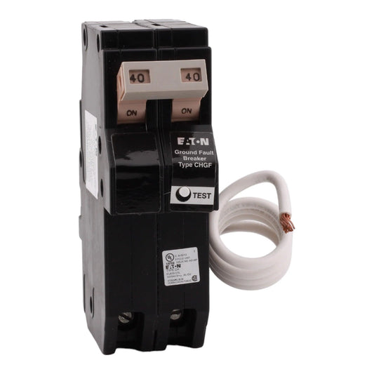 Eaton CHN240GF 40A 2-Pole Ground Fault Circuit Breaker (GFCI)