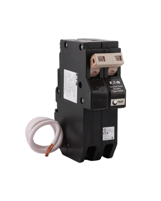 Eaton CHN250GF 50A 2-Pole Ground Fault Circuit Breaker (GFCI)