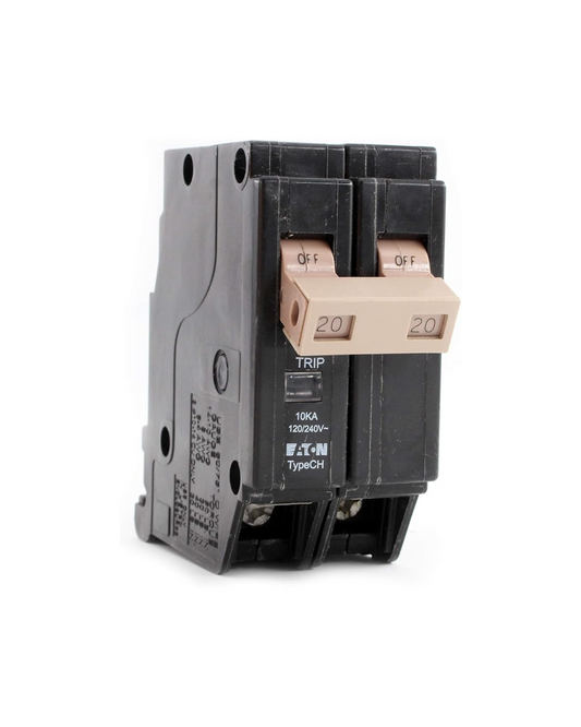 Eaton CHF220 20A 2-Pole Plug-On Circuit Breaker