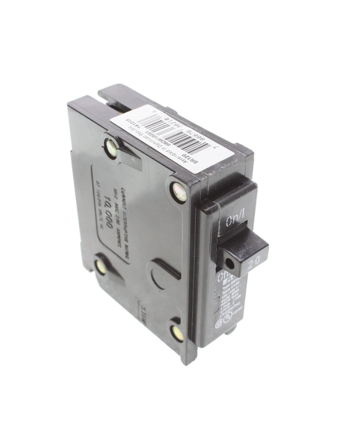 Eaton BR120 20A Single-Pole Circuit Breaker (Pack of 10)