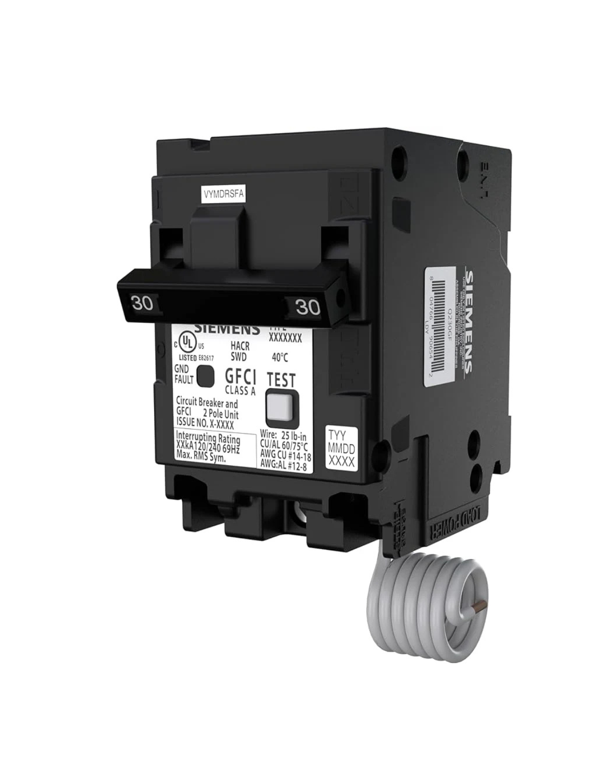 Siemens Q230GF 30A 2-Pole Ground Fault Circuit Breaker