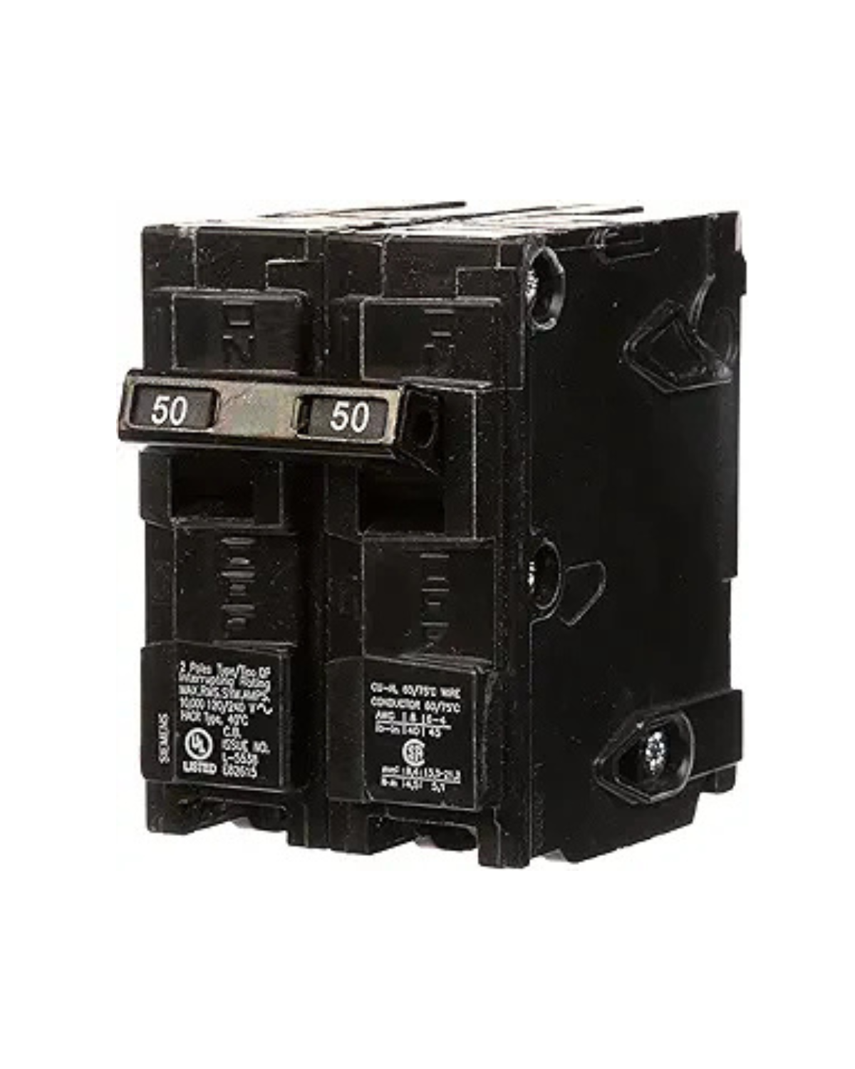 Siemens Q250 50A Double-Pole Circuit Breaker