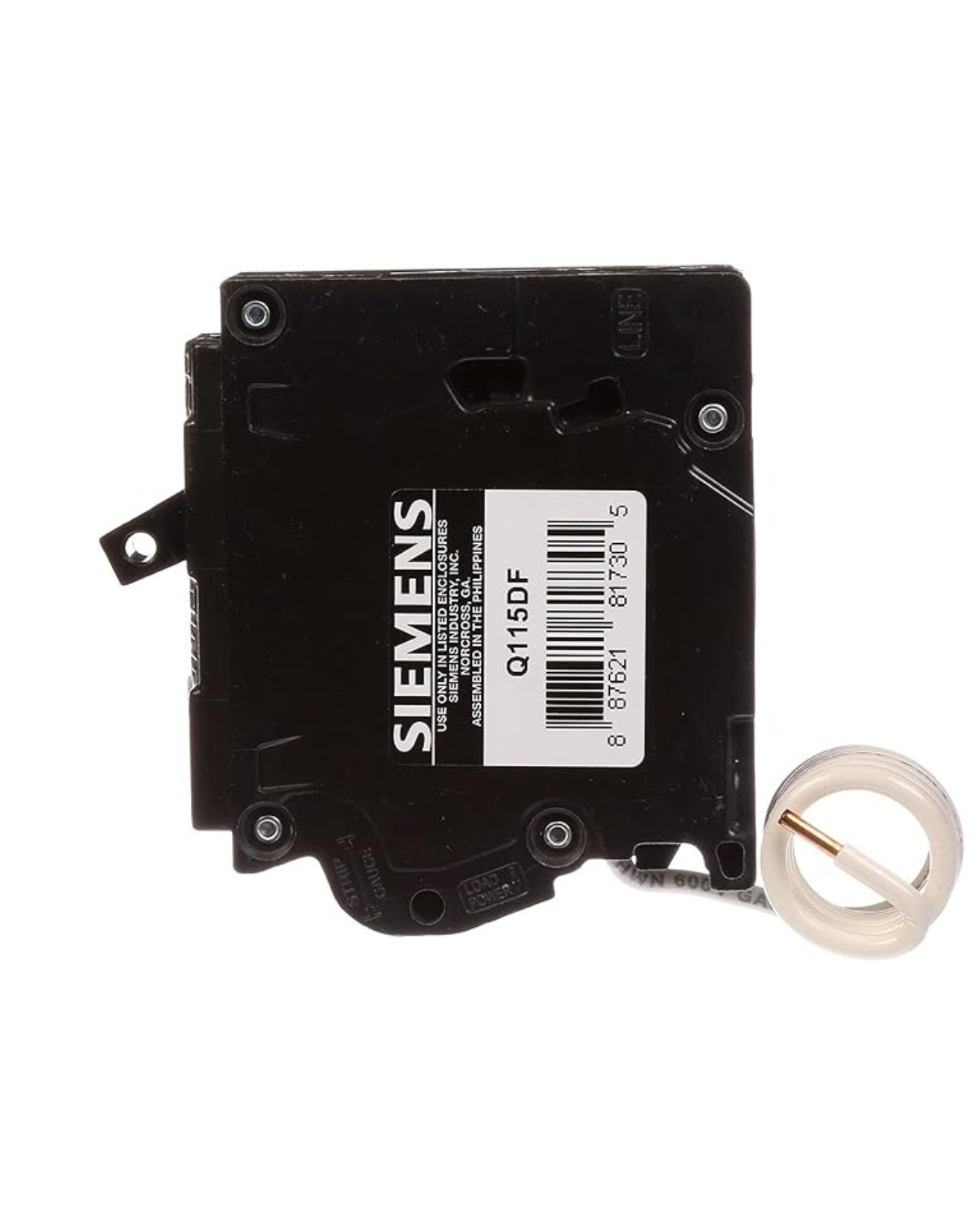 Siemens Q115DF 15A Single-Pole Dual Function Circuit Breaker (AFCI/GFCI)