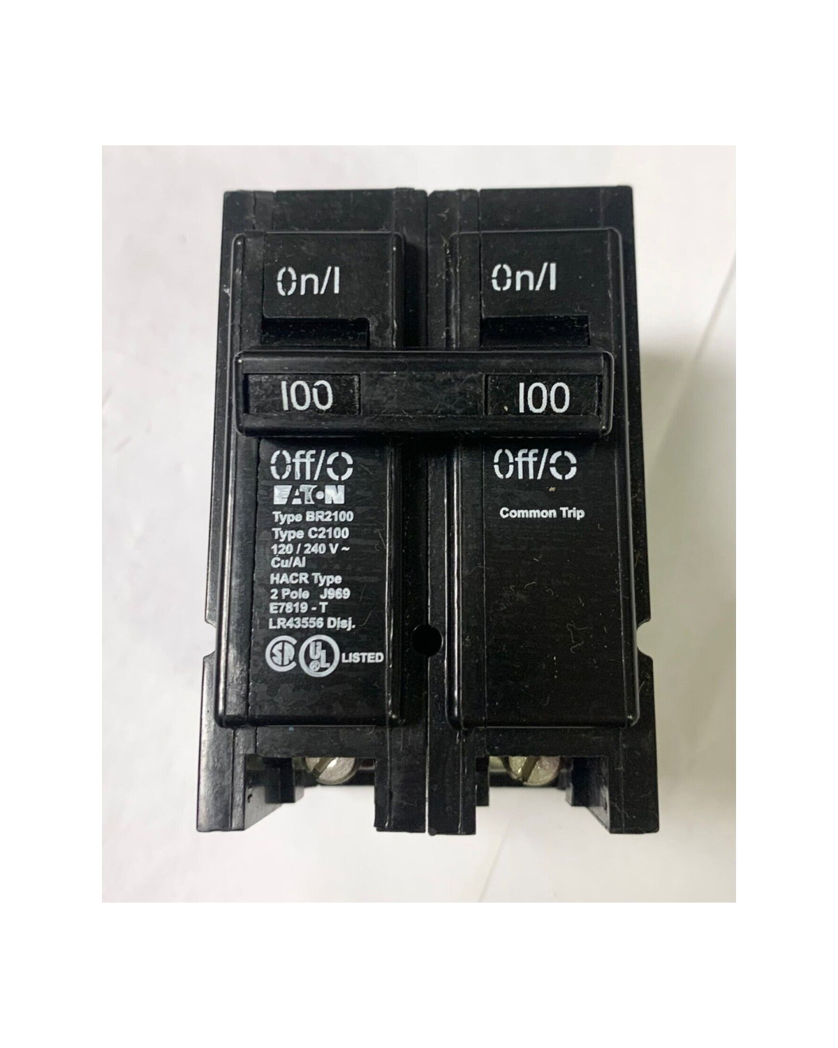 Eaton BR2100 100 Amp 2-Pole Circuit Breaker