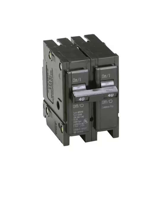 Eaton BR240 40 Amp 2-Pole Circuit Breaker – Reliable Overload & Short-Circuit Protection