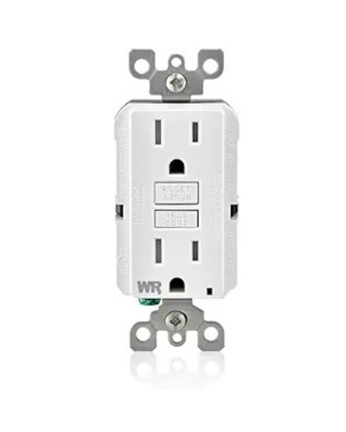 Leviton GFWT1-W 15A Ground Fault Circuit Interrupter (GFCI) Outlet – White  (Pack Of 3)