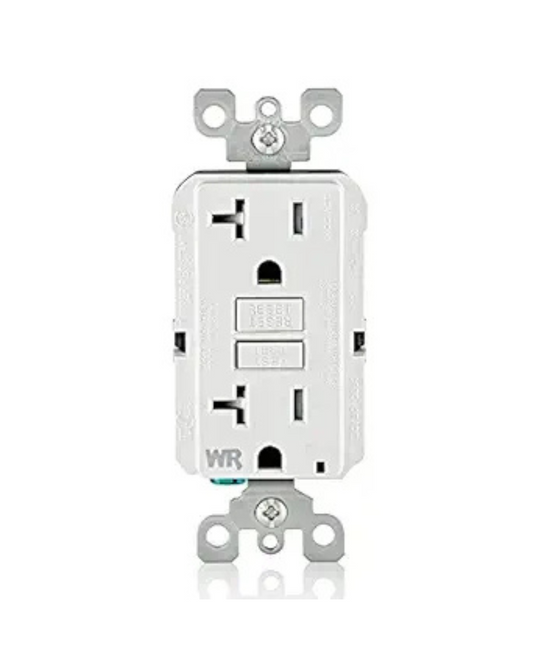 Leviton GFTR2-W 20A Tamper-Resistant GFCI Outlet – White (Pack Of 4)