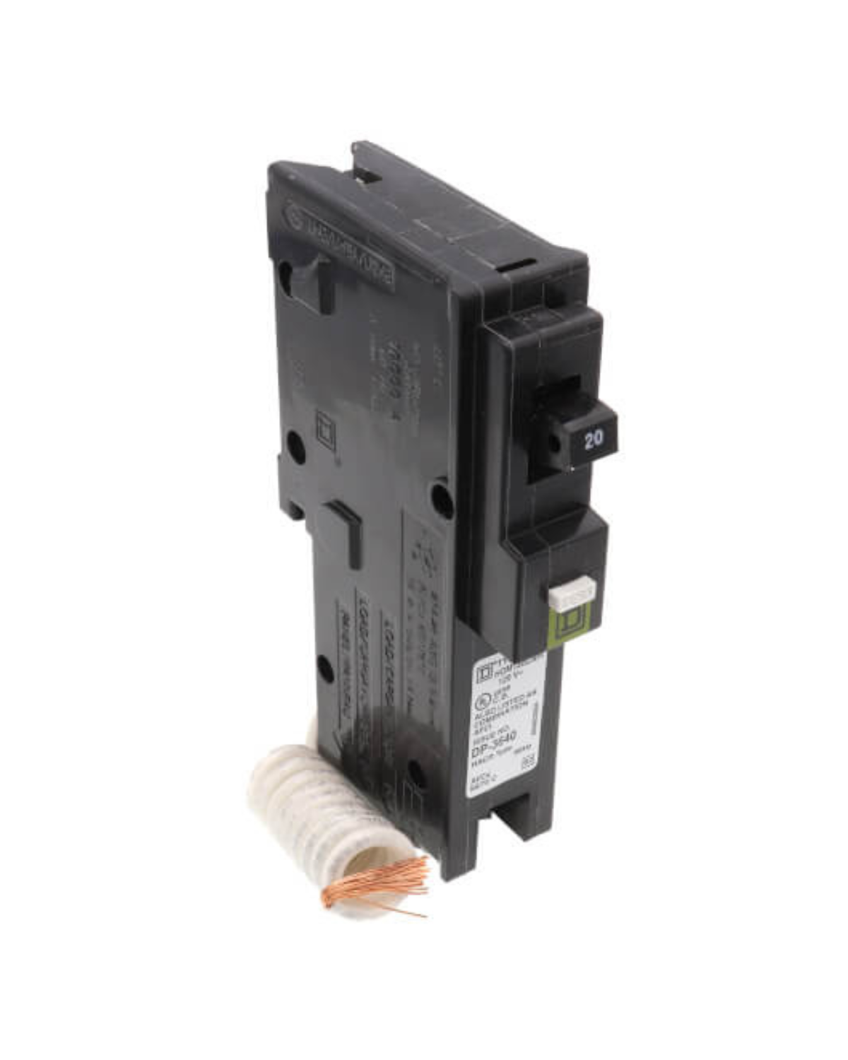 Square D HOM120CAFI / CAFIC 20A Single-Pole AFCI Circuit Breaker – Plug-On Neutral