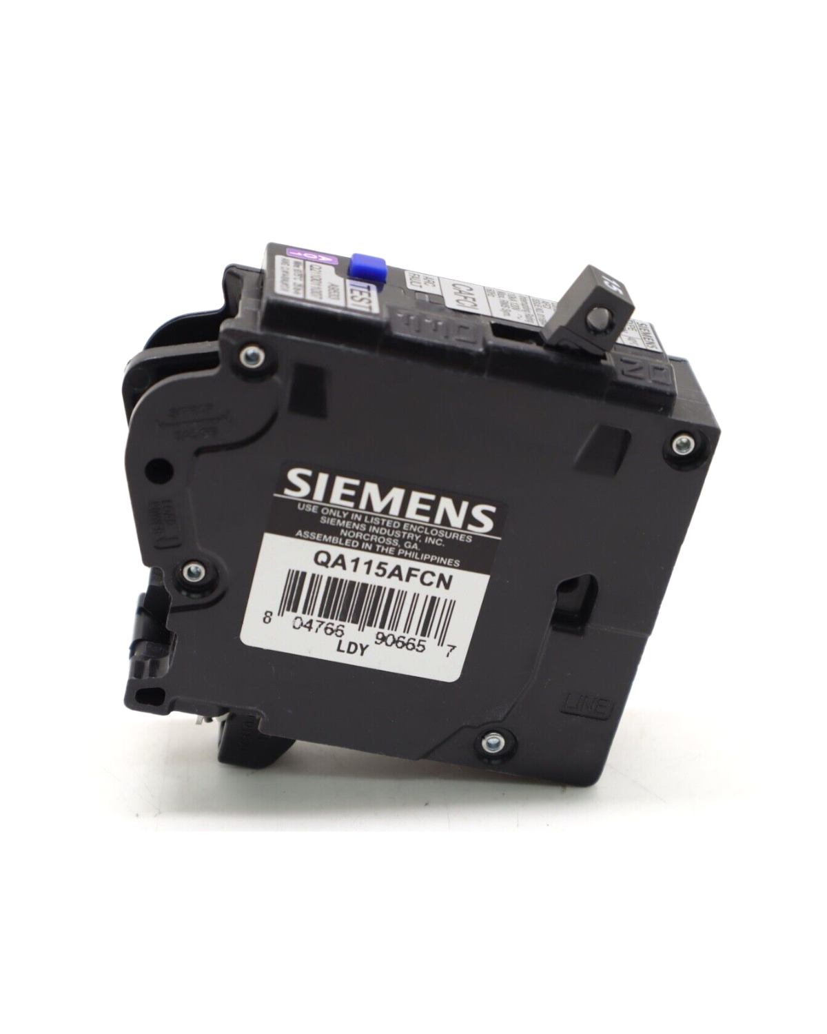 Siemens QA115AFCN 15A Single-Pole AFCI Circuit Breaker – Plug-On Neutral