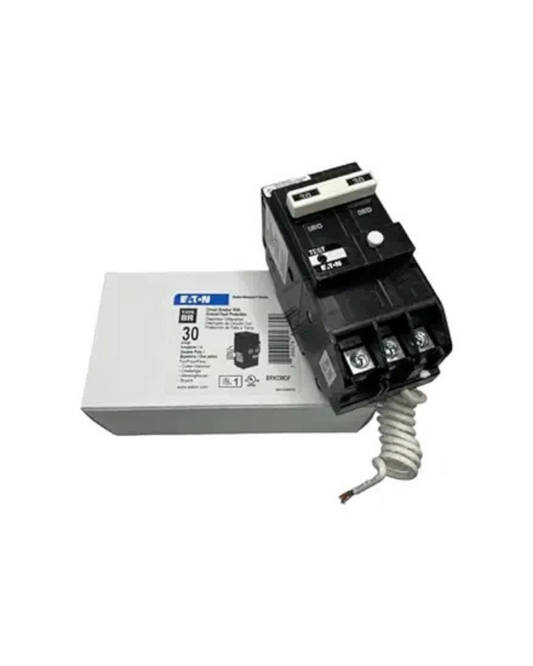 Eaton BRN230GF 30A Double-Pole GFCI Circuit Breaker – Plug-On Neutral